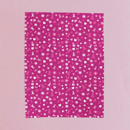 Breast Cancer Awareness Pink Velveteen Plush Blanket 3 Sizes Chemotherapy Gift