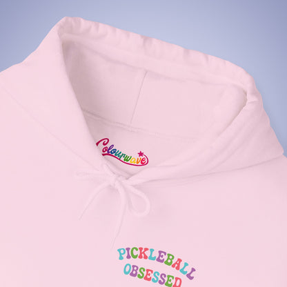 Deck the Halls with Pickleballs Christmas Hoodie Graphic Design Sweatshirt