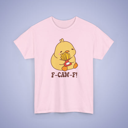 Chip Lover F CAW F Cute Funny Chick Unisex Chicken T Shirt