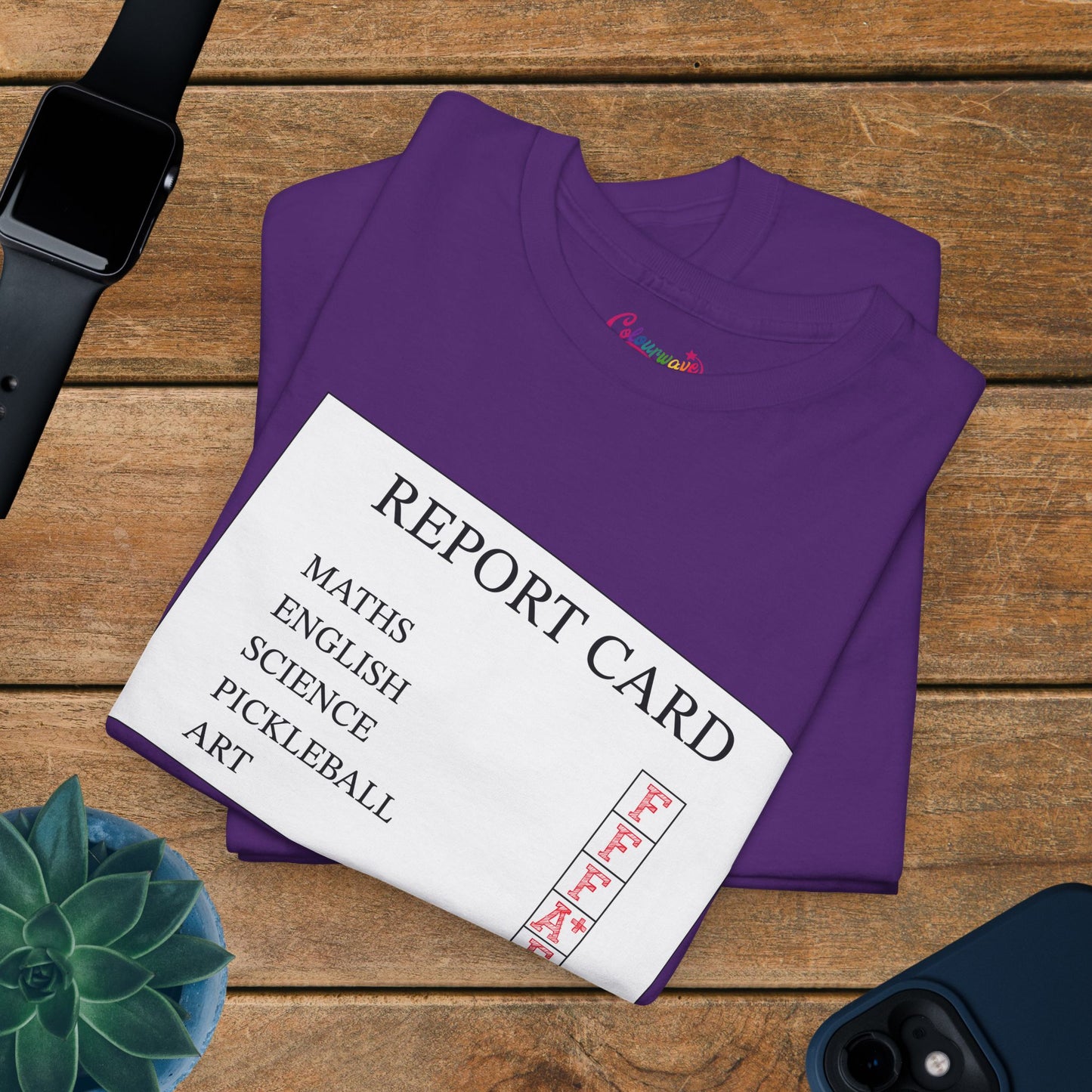 Report Card Funny Teacher Student Pickleball Lover Gift Tee Graphic Design T Shirt