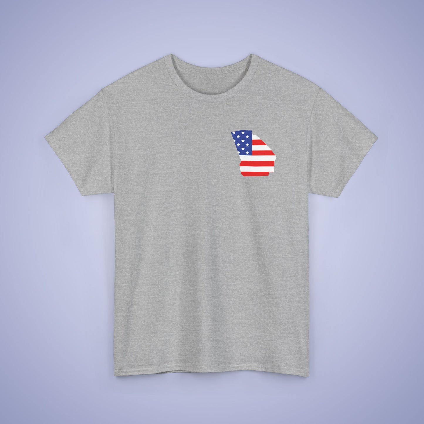 Georgia Map Pocket Art Proud American Unisex T Shirt