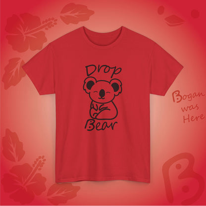 Drop Bear Cute Koala Bogan's Design Tshirt