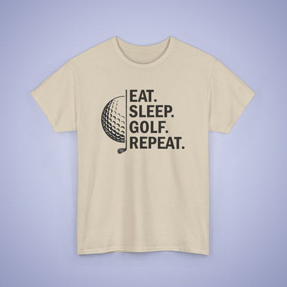 Eat Sleep Golf Repeat Unisex T Shirt