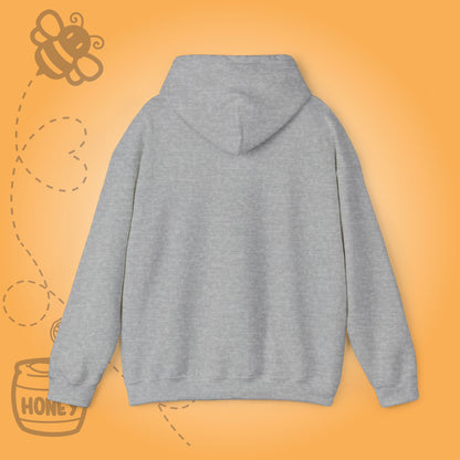 Bee Happy Sweet As Honey  Honeycomb Word Art Design Hoodie Sweatshirt