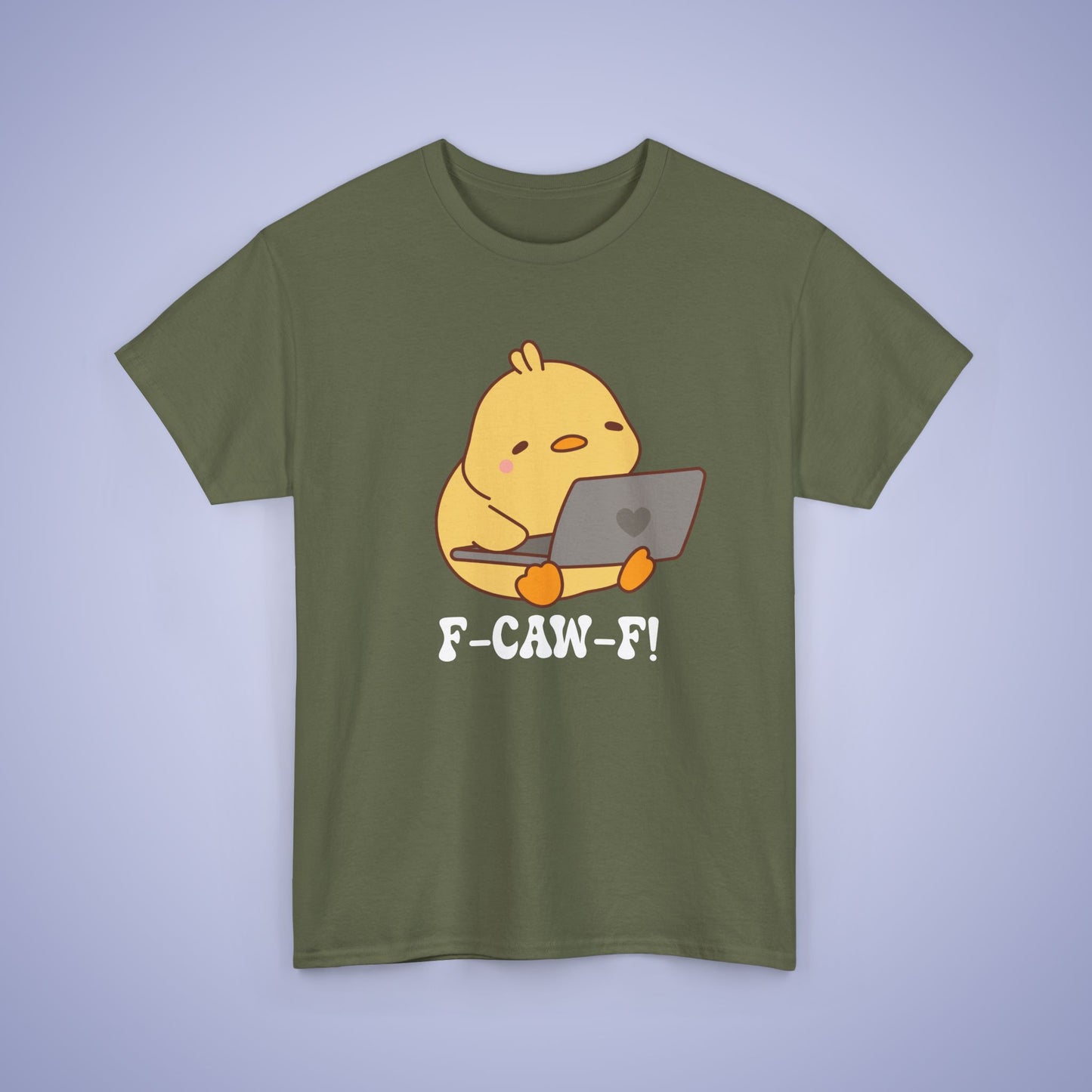 Gaming Laptop F CAW F White Cute Funny Chick Unisex Chicken T Shirt