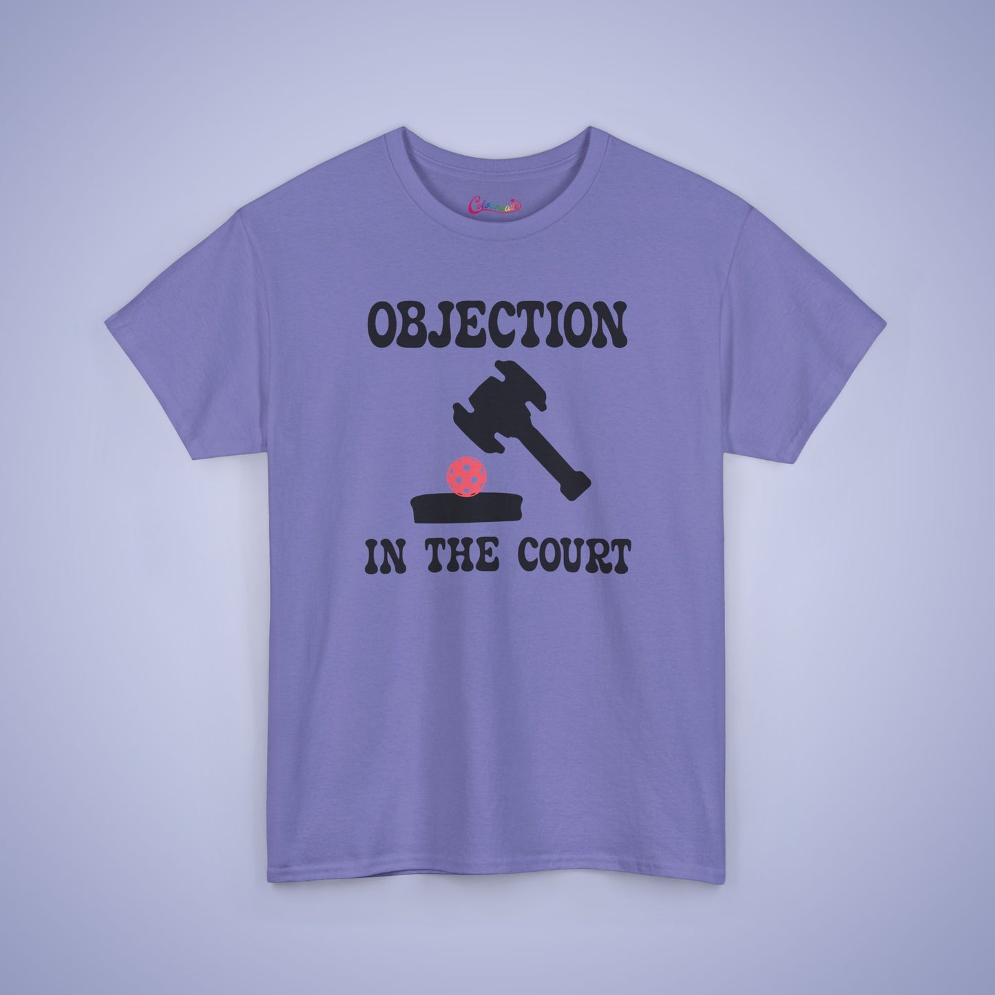 Objection in the Court Pickleball Lover Funny Lawyer Judge Gift Tee Graphic Design T Shirt