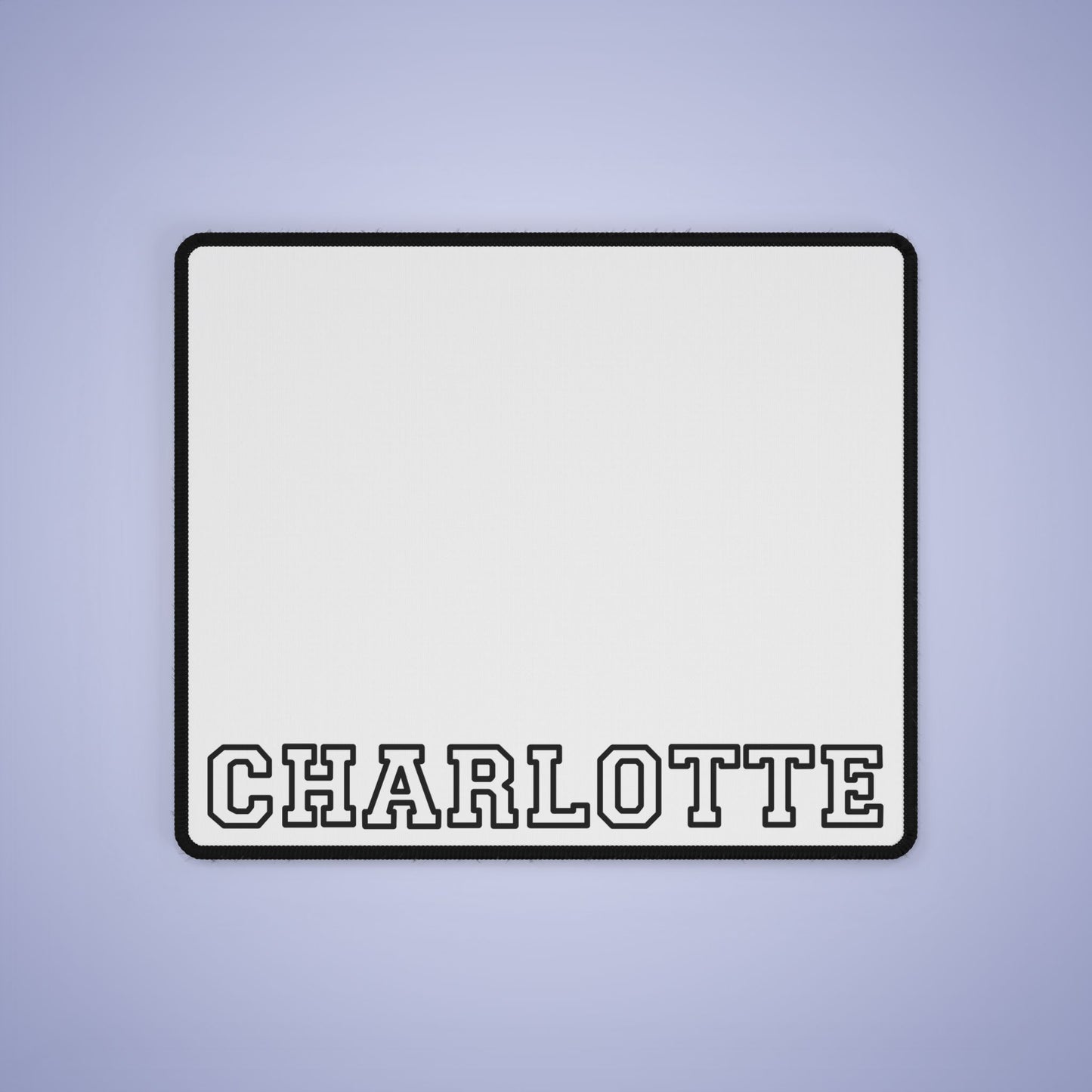 University Style Personalized Name XXXXL White Mouse Pad