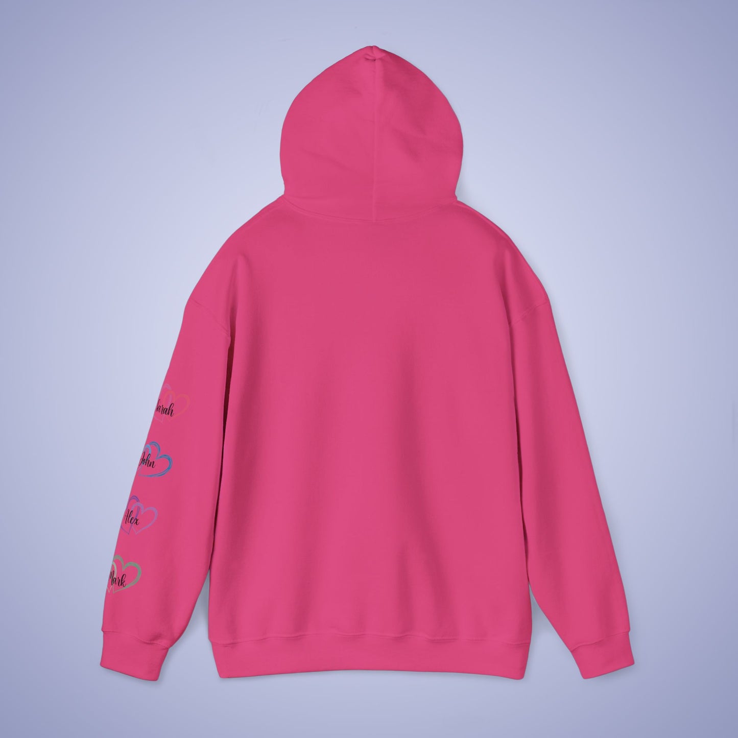 This Mother Wears her Heart on her Sleeve Unisex Hoodie Personalized