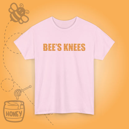 Bees Knees Sweet As Honey Honeycomb Word Art Design Unisex T Shirt