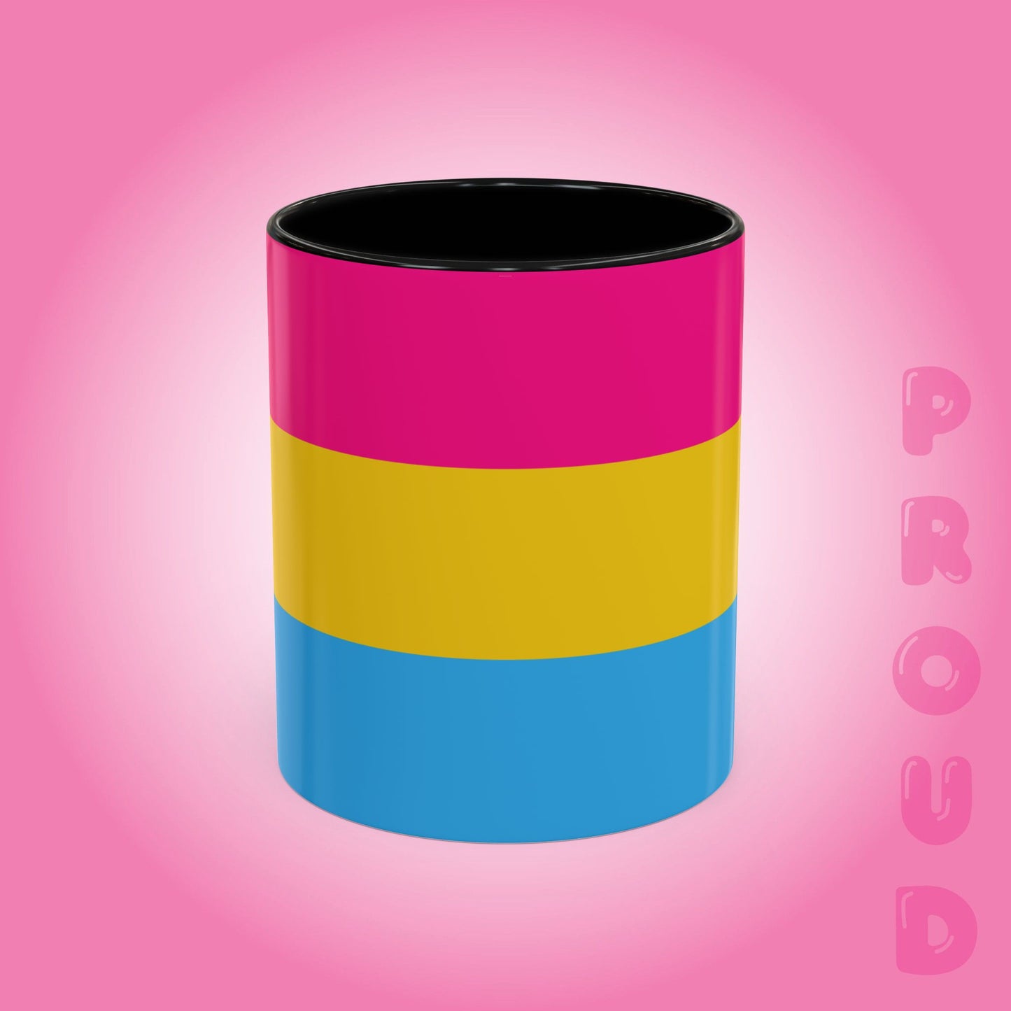 Pansexual Paint Style Coffee Mug