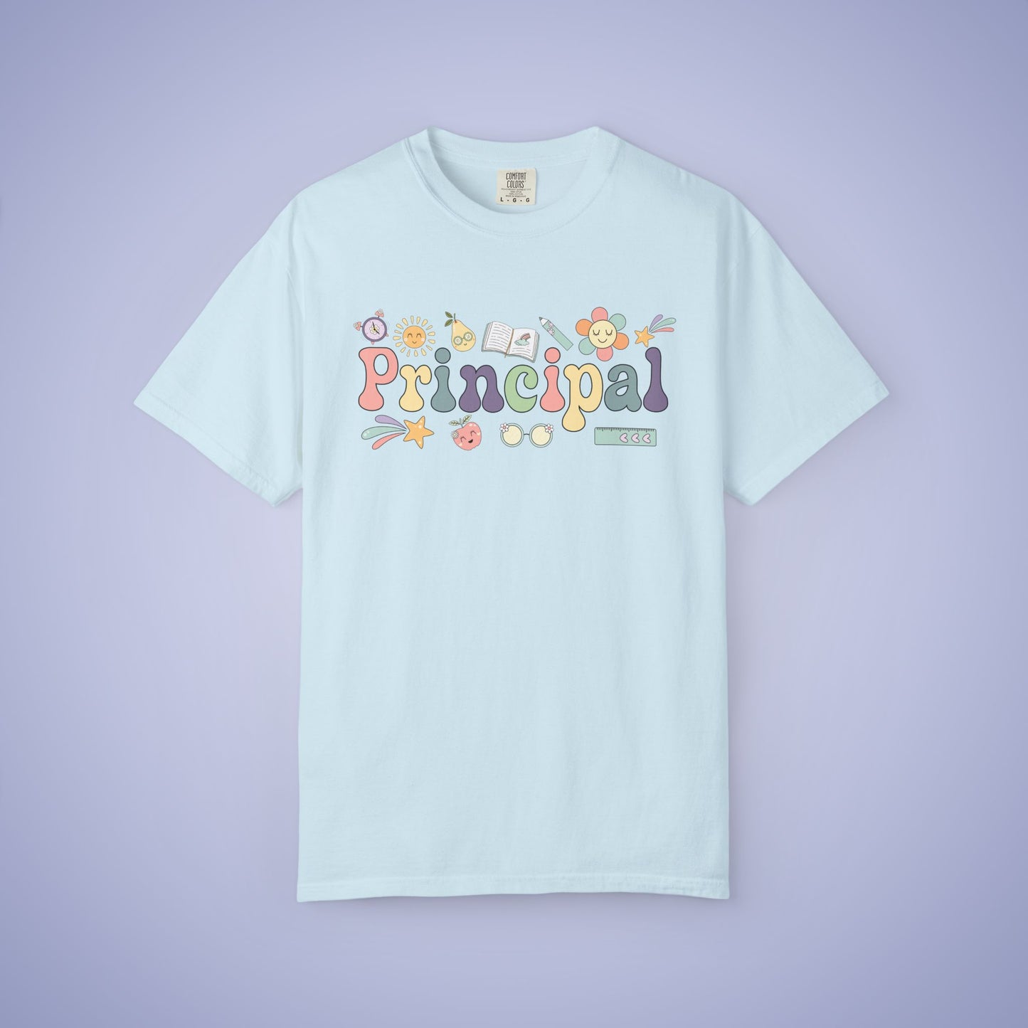 Principal Teacher T Shirt Retro Comfort Colors Unisex Back to School