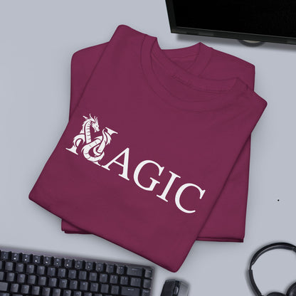Magic Word Art Text Dragon Lover Unisex T Shirt