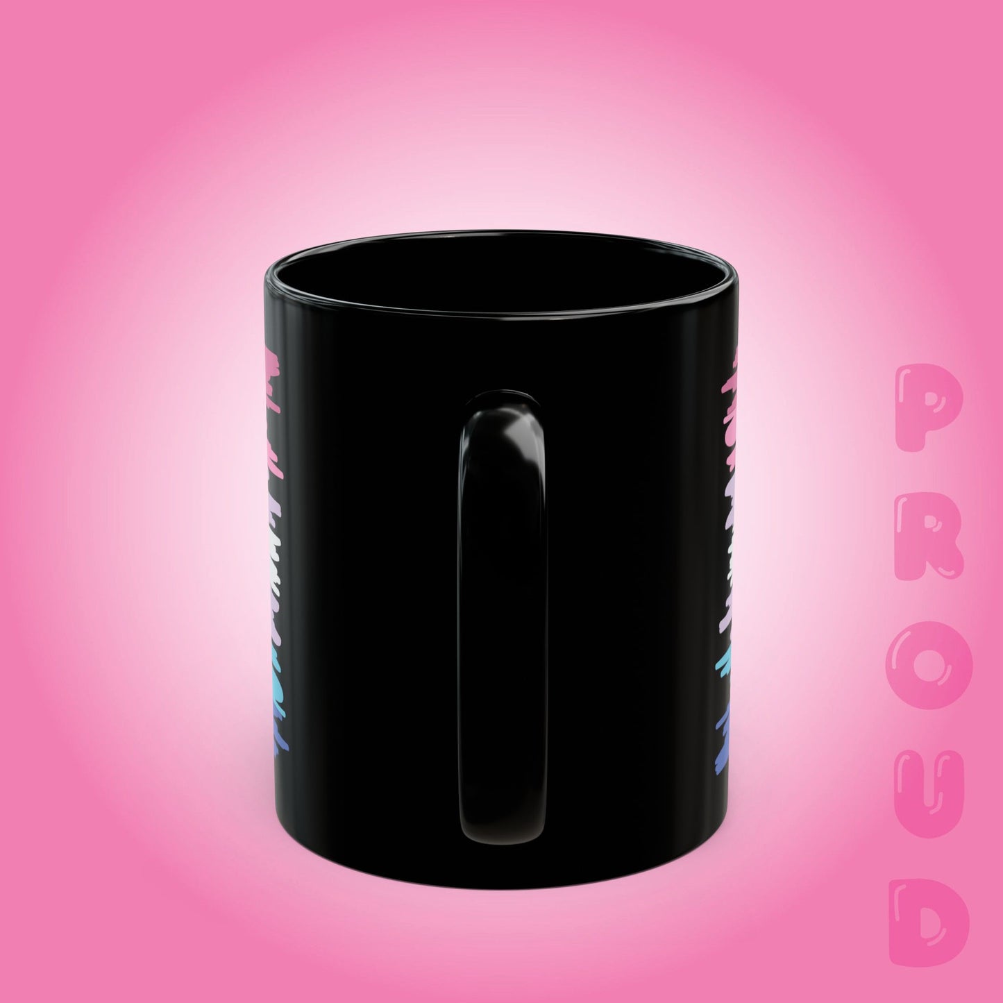 Bi Gender Pride Month LGBTQ Black 11oz or 15oz Coffee Mug