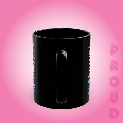 Bi Gender Pride Month LGBTQ Black 11oz or 15oz Coffee Mug