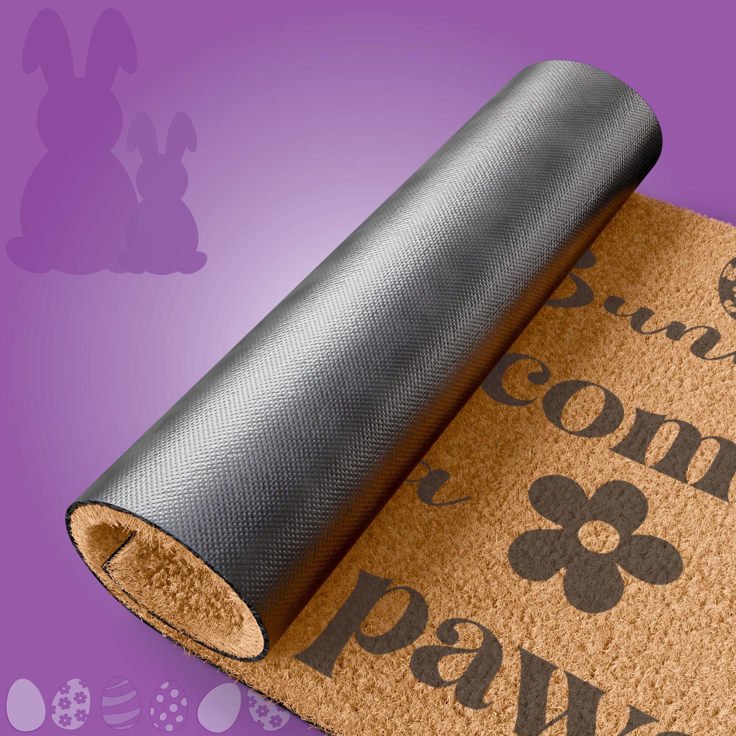 Every Bunny is Welcome Easter Door Mat