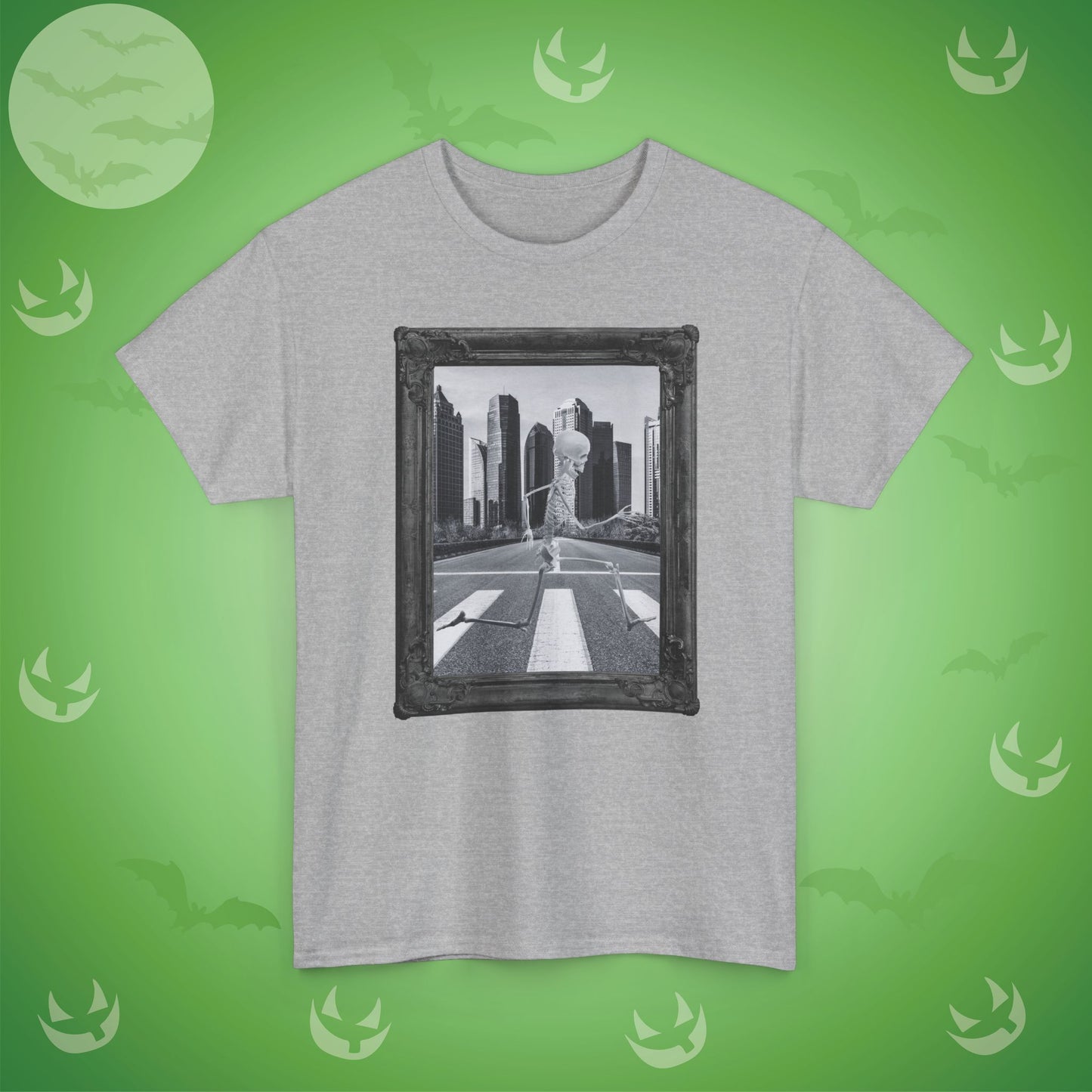 Skeleton Bolts It Halloween T-Shirt | Spooky Skeleton Photographic Design