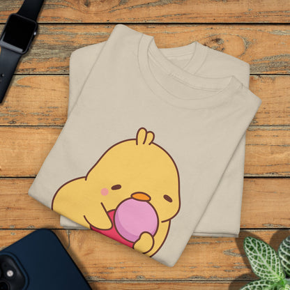 Pink Ice Cream Lover F CAW F Cute Funny Chick Unisex Chicken T Shirt