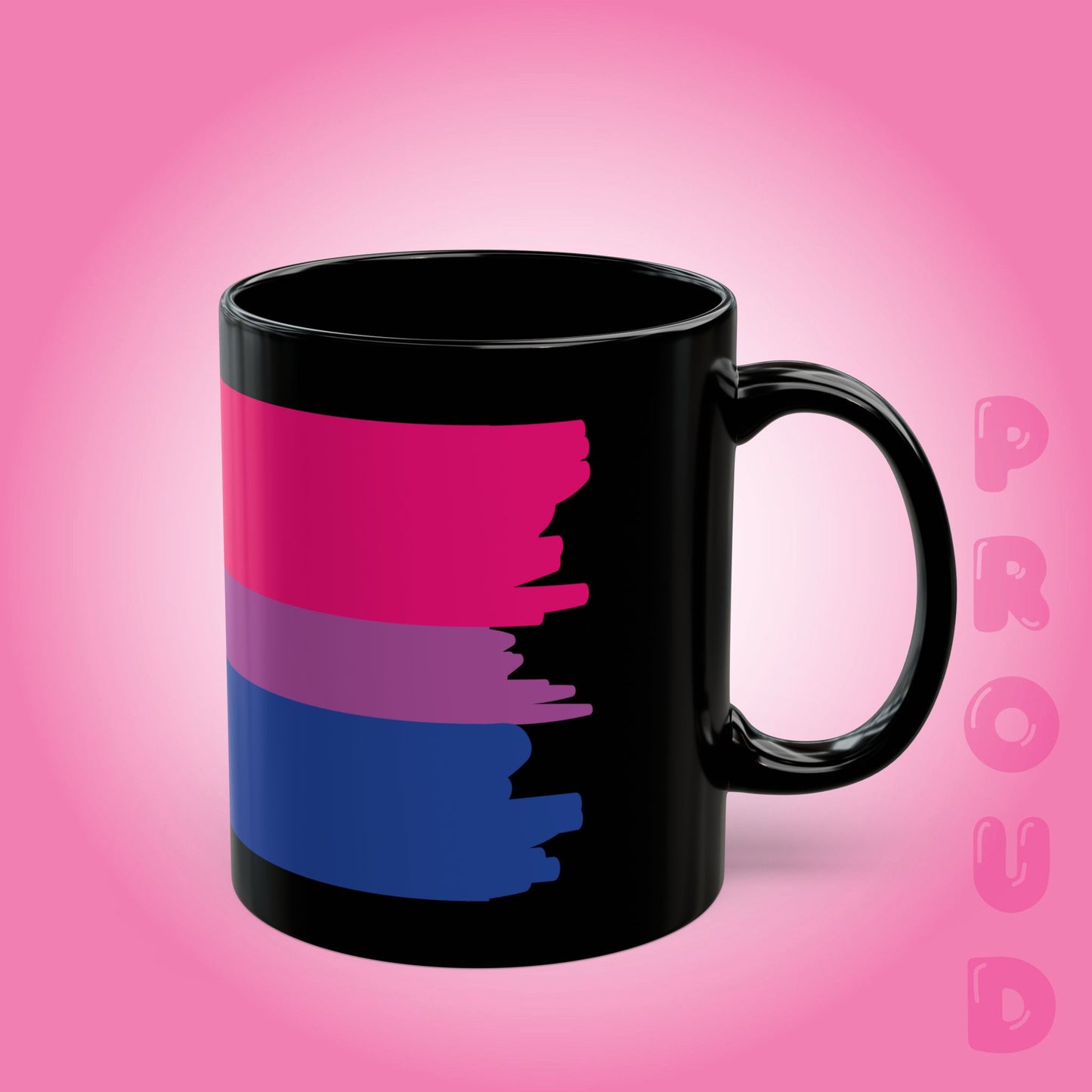 Bi Sexual Pride Month LGBTQ Black 11oz or 15oz Coffee Mug