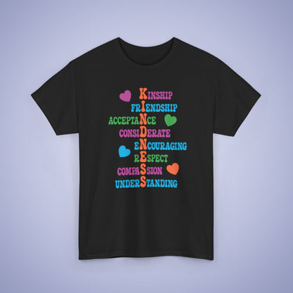 Kindness Wordgram Unity Day Teachers T Shirt Unisex