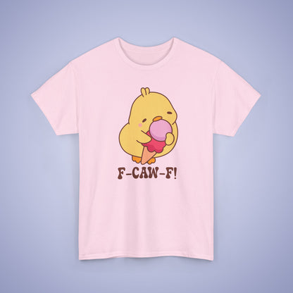 Pink Ice Cream Lover F CAW F Cute Funny Chick Unisex Chicken T Shirt