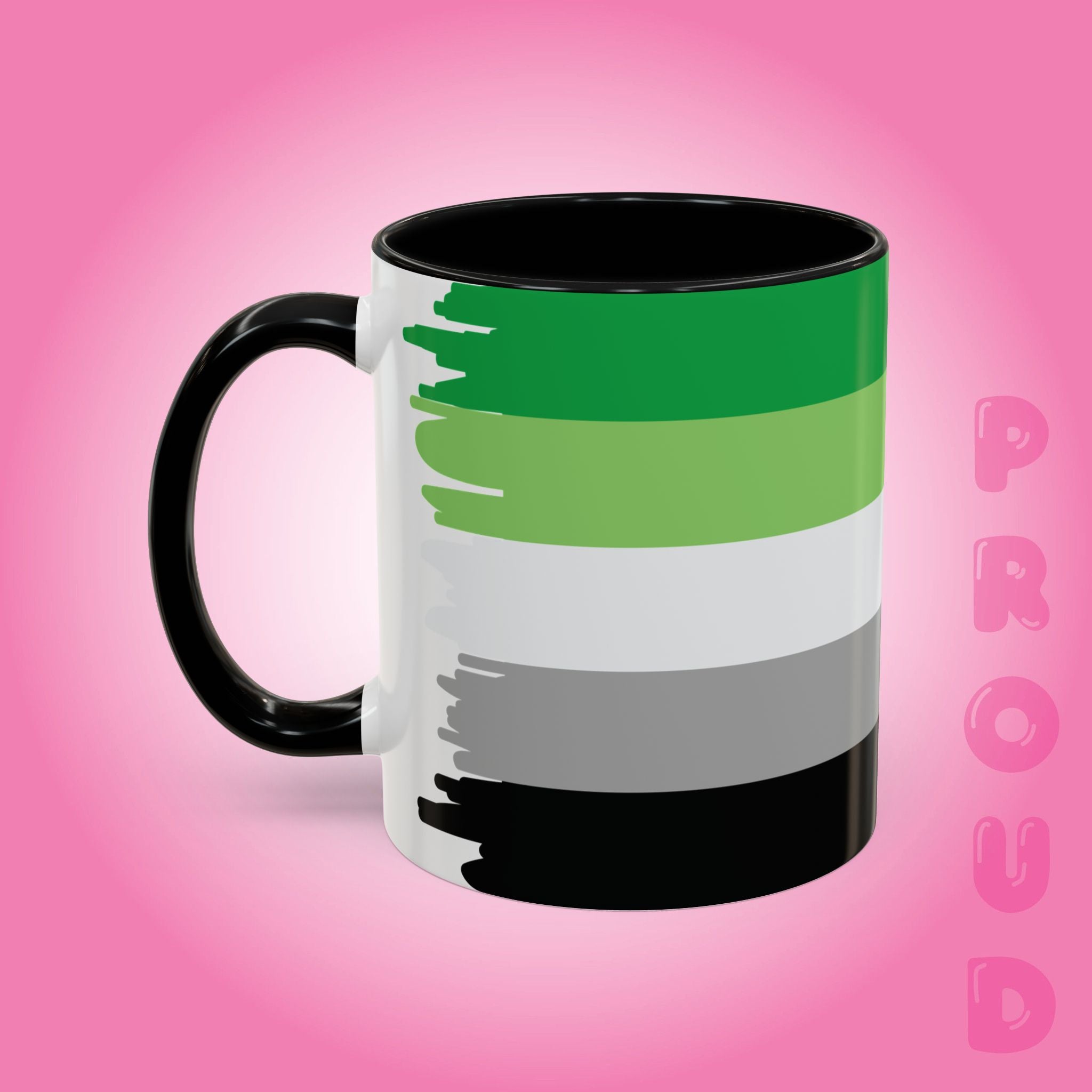 Aromantic Paint Style Coffee Mug