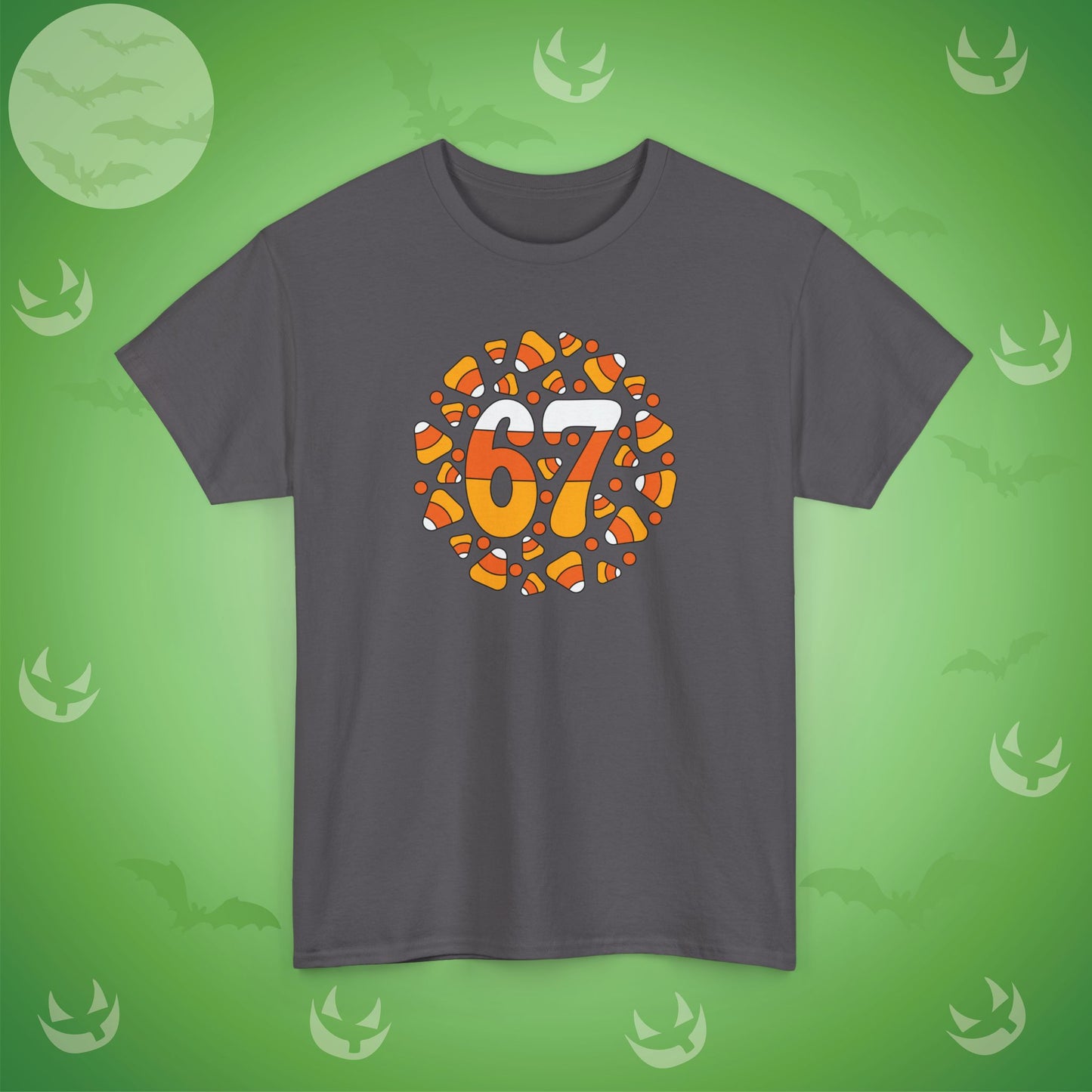 67 Candy Corn White Halloween Candy Unisex T Shirt