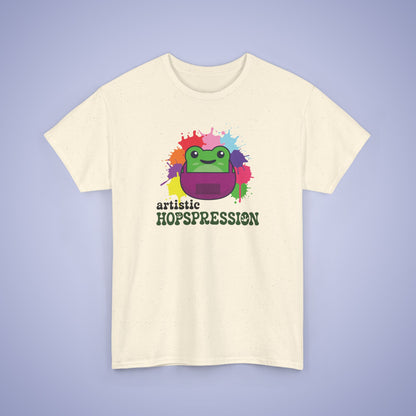 Artistic Hopspression Graphic Tee Frog Lover Artist Unisex T Shirt