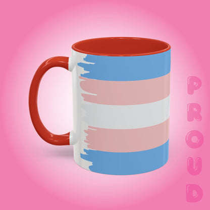 Transgender Paint Style Coffee Mug