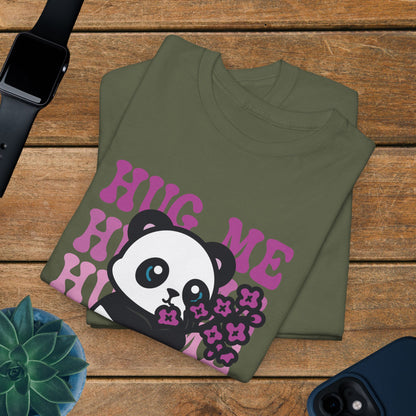 Hug Me Panda Lover National Panda Day Unisex T Shirt