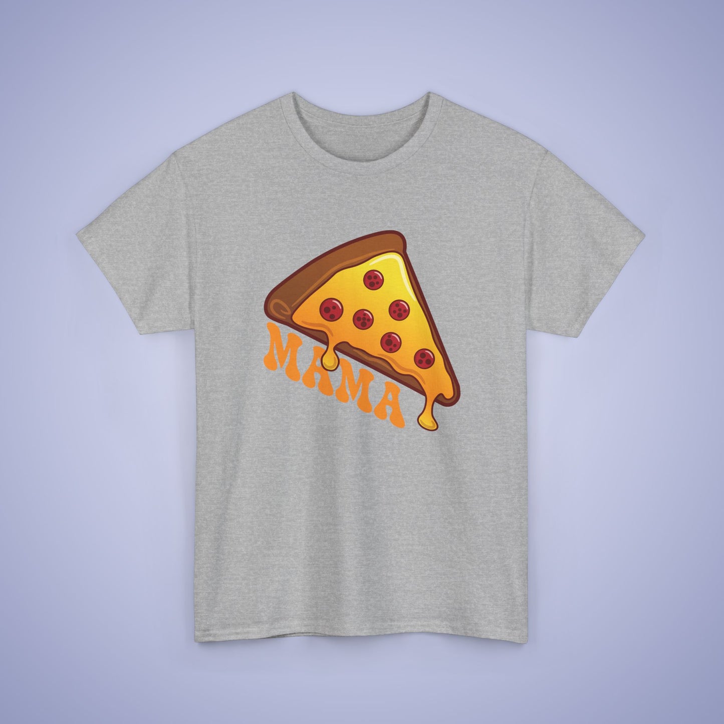 Pizza Mama Graphic Art Pizza Lover Funny Mom or Mothers T Shirt