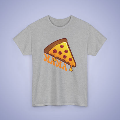 Pizza Mama Graphic Art Pizza Lover Funny Mom or Mothers T Shirt