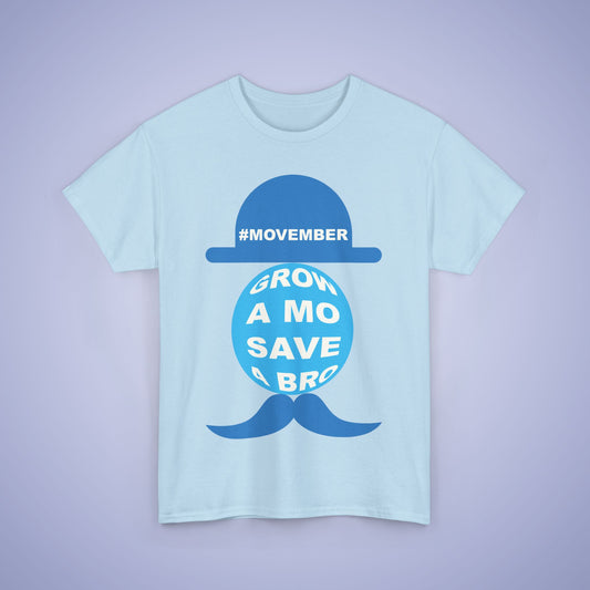 Grow a Mo Save a Bro Unisex T-Shirt