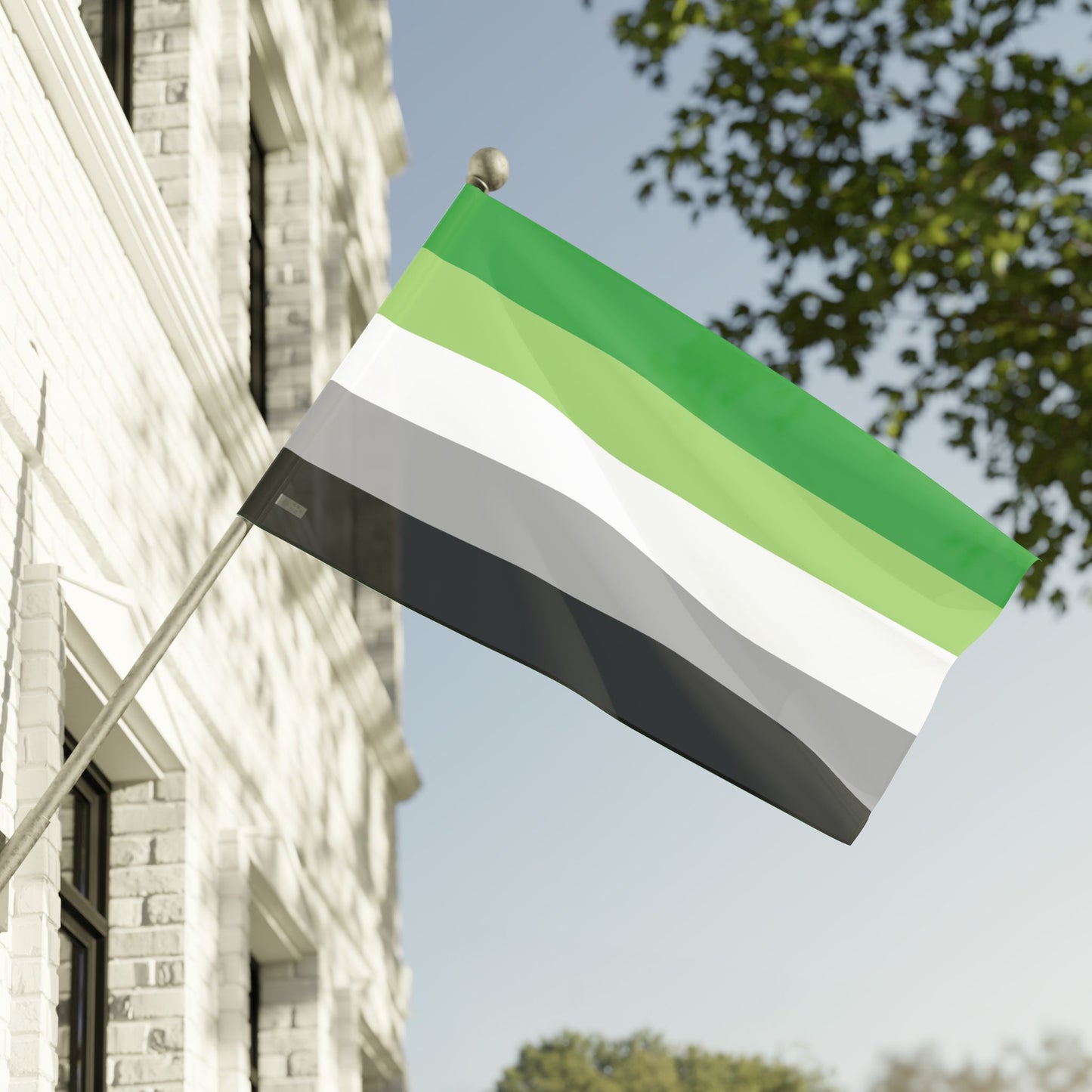 Aromantic Pride Month Flag Banner Small Medium & Large