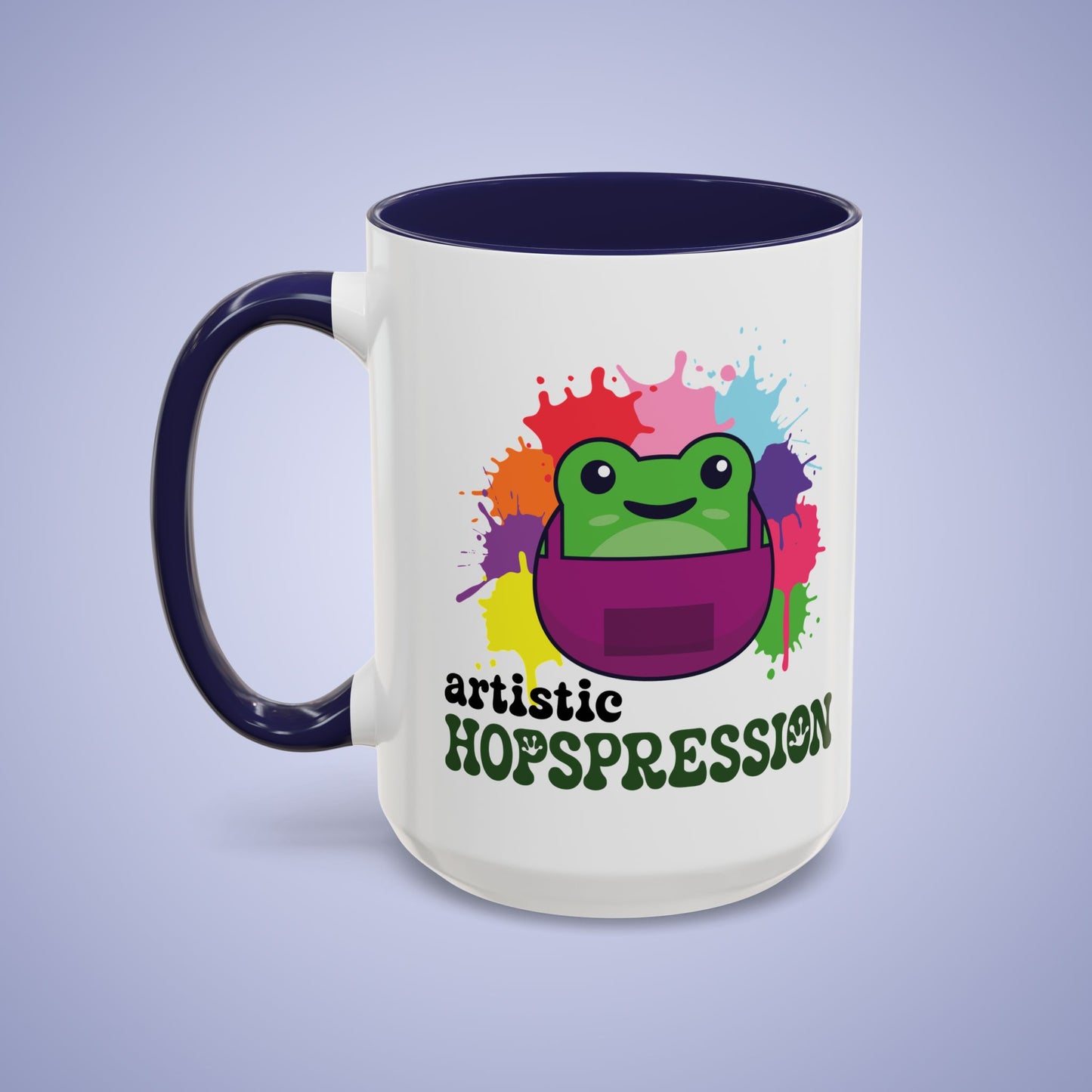 Artist Frog Lover Gift Coffee Mug Ceramic