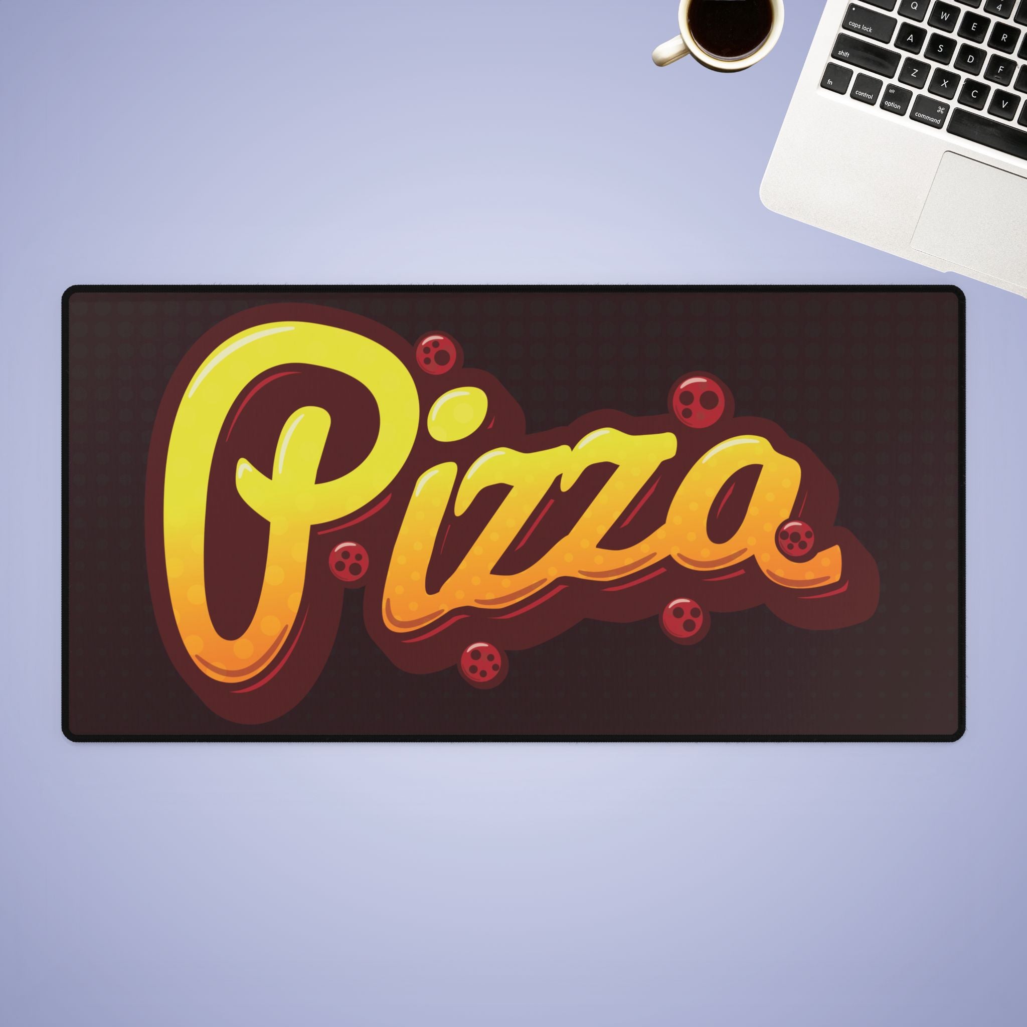 Pizza Pizza Decor Gaming Desk Mat Medium & Large Foodie Gift