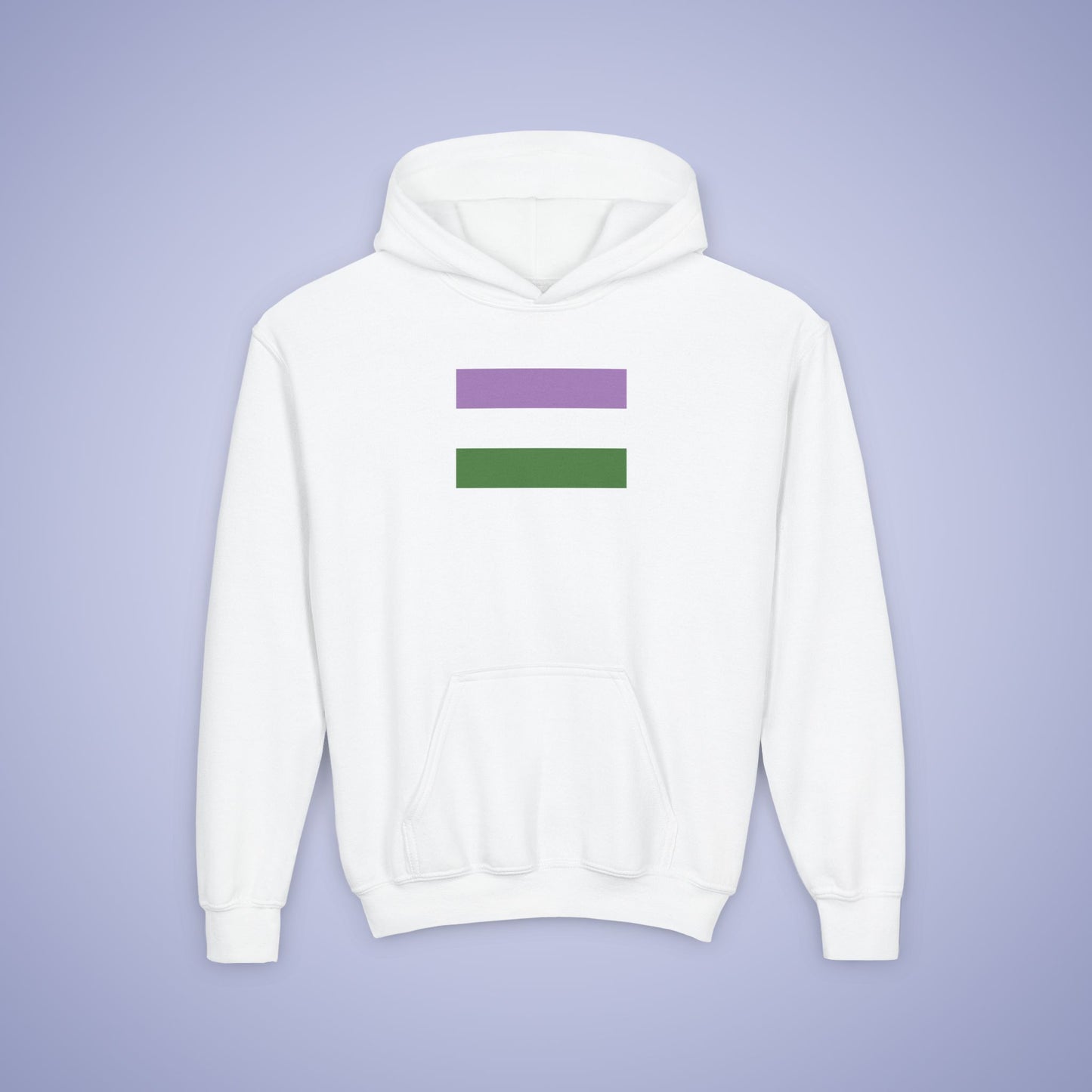 Gender Queer Flag Pride Kids Cotton Hoodie LGBTQ Pride Month