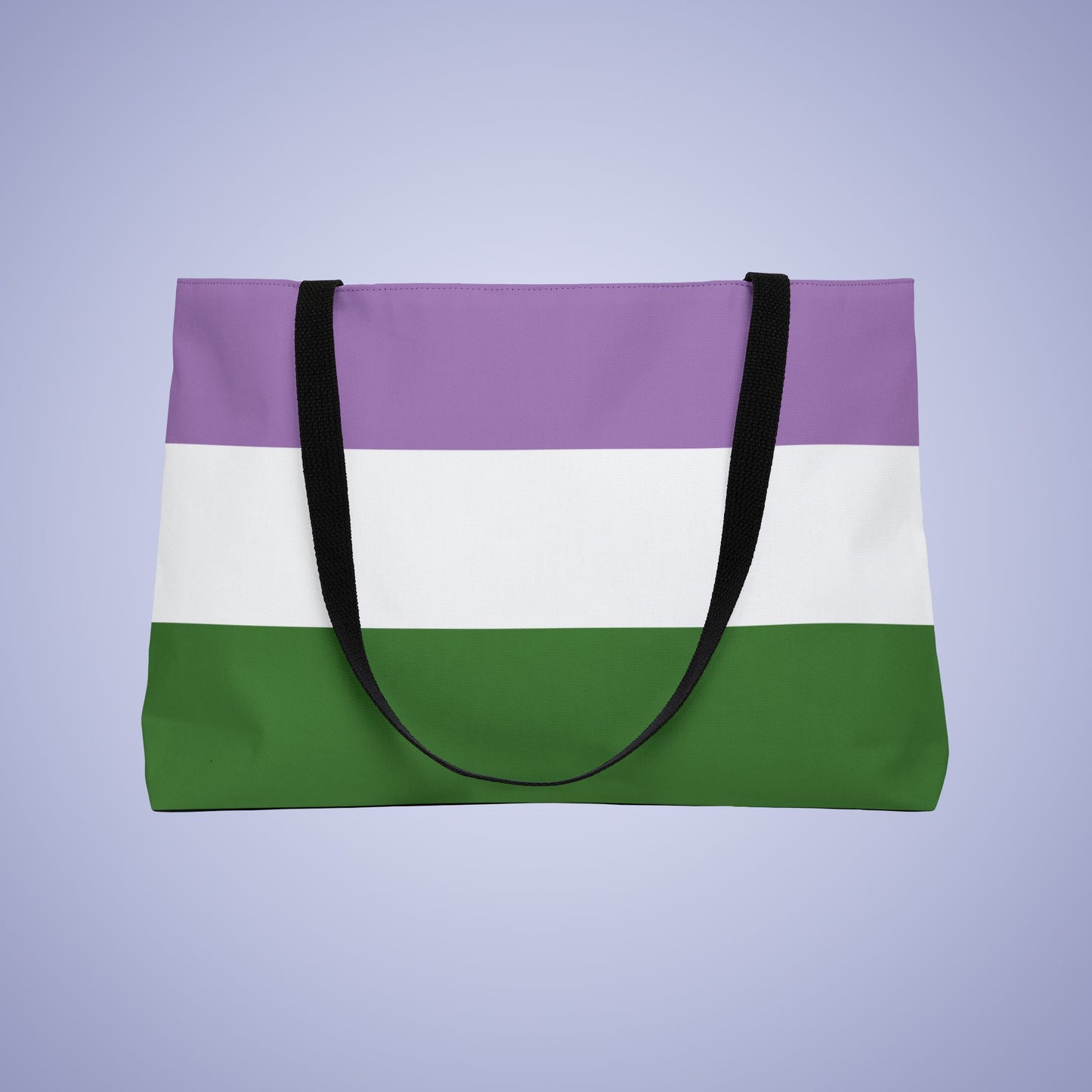 Gender Queer Pride Month Weekender Large Beach Bag Tote