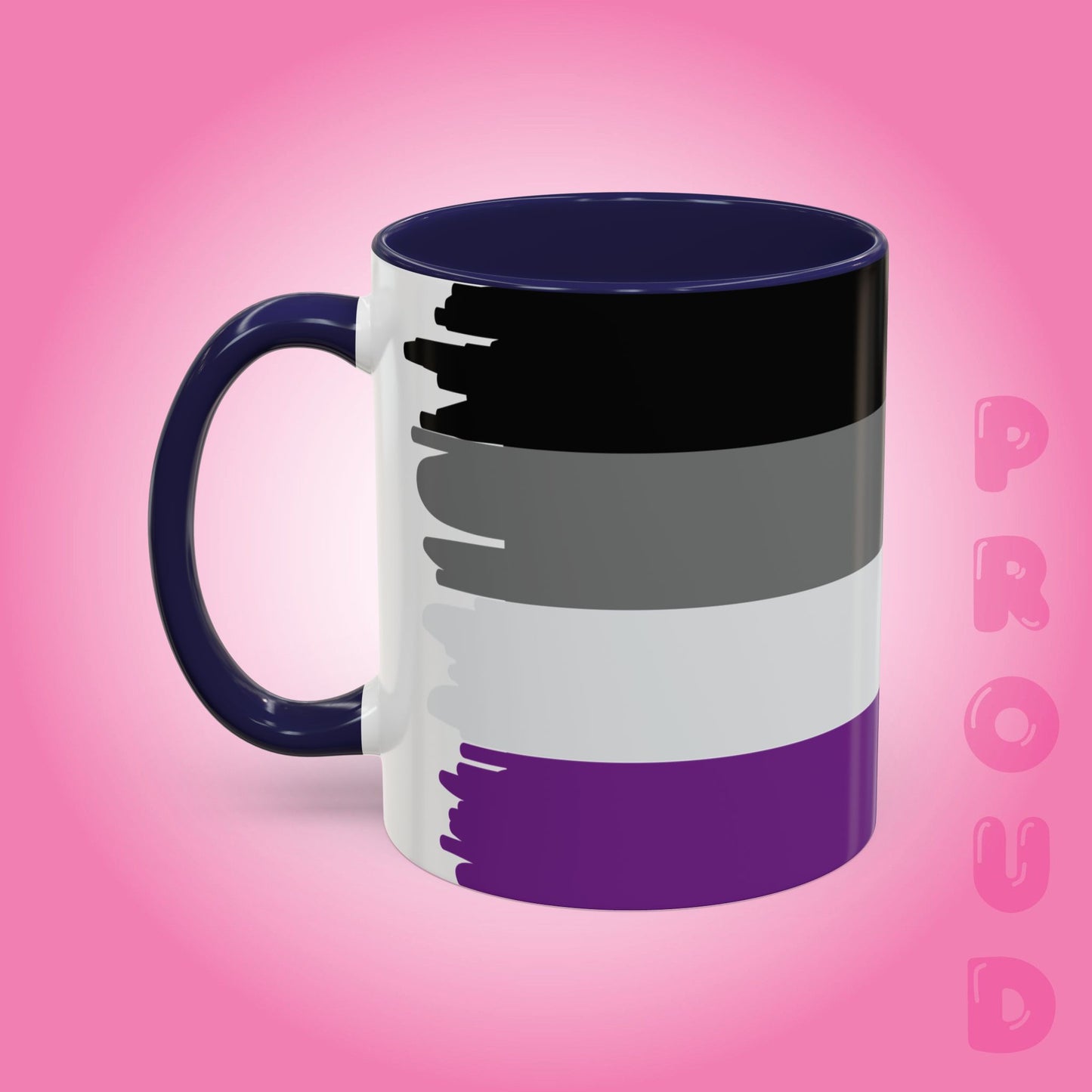 Asexual Paint Style Coffee Mug