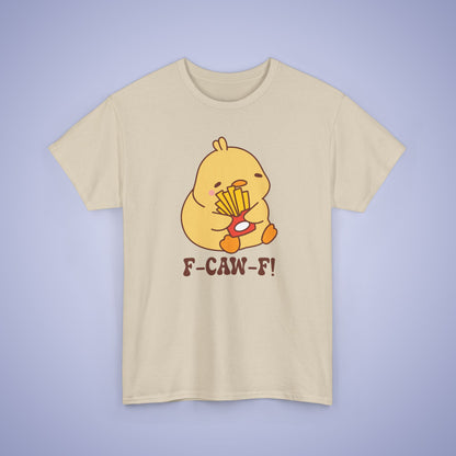 Chip Lover F CAW F Cute Funny Chick Unisex Chicken T Shirt