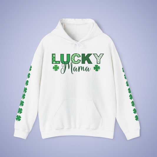 Lucky Mama St Patricks Day Unisex Hoodie Sweatshirt