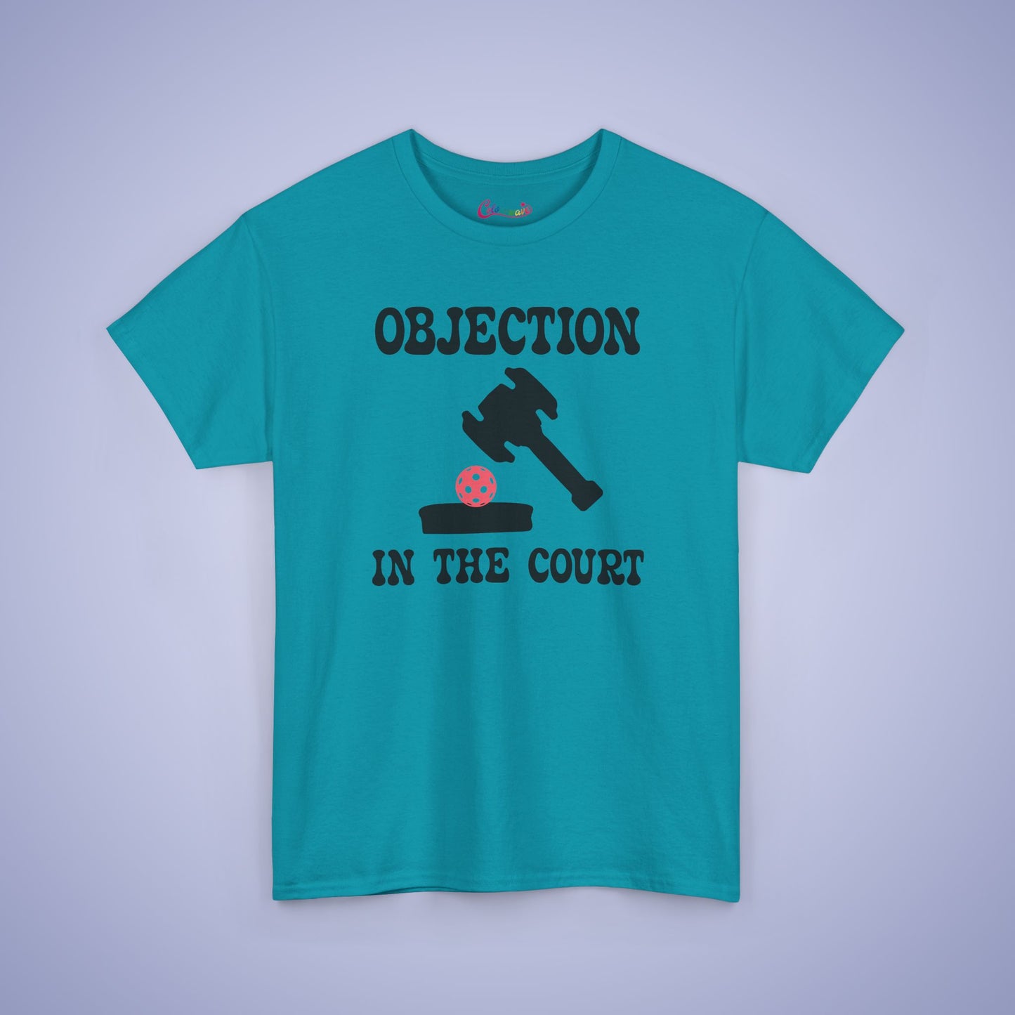 Objection in the Court Pickleball Lover Funny Lawyer Judge Gift Tee Graphic Design T Shirt