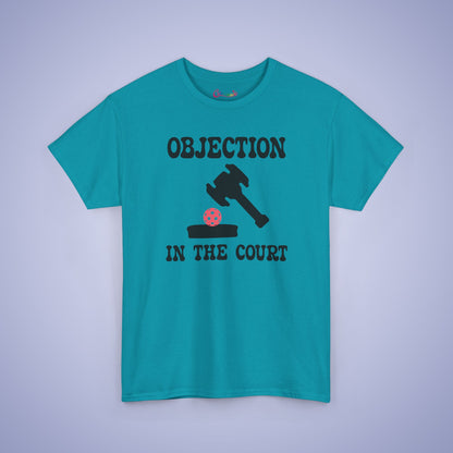 Objection in the Court Pickleball Lover Funny Lawyer Judge Gift Tee Graphic Design T Shirt