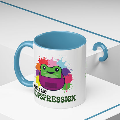 Artist Frog Lover Gift Coffee Mug Ceramic