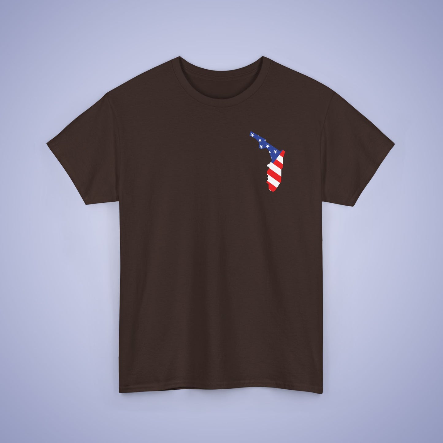 Florida Map Pocket Art Proud American Unisex T Shirt