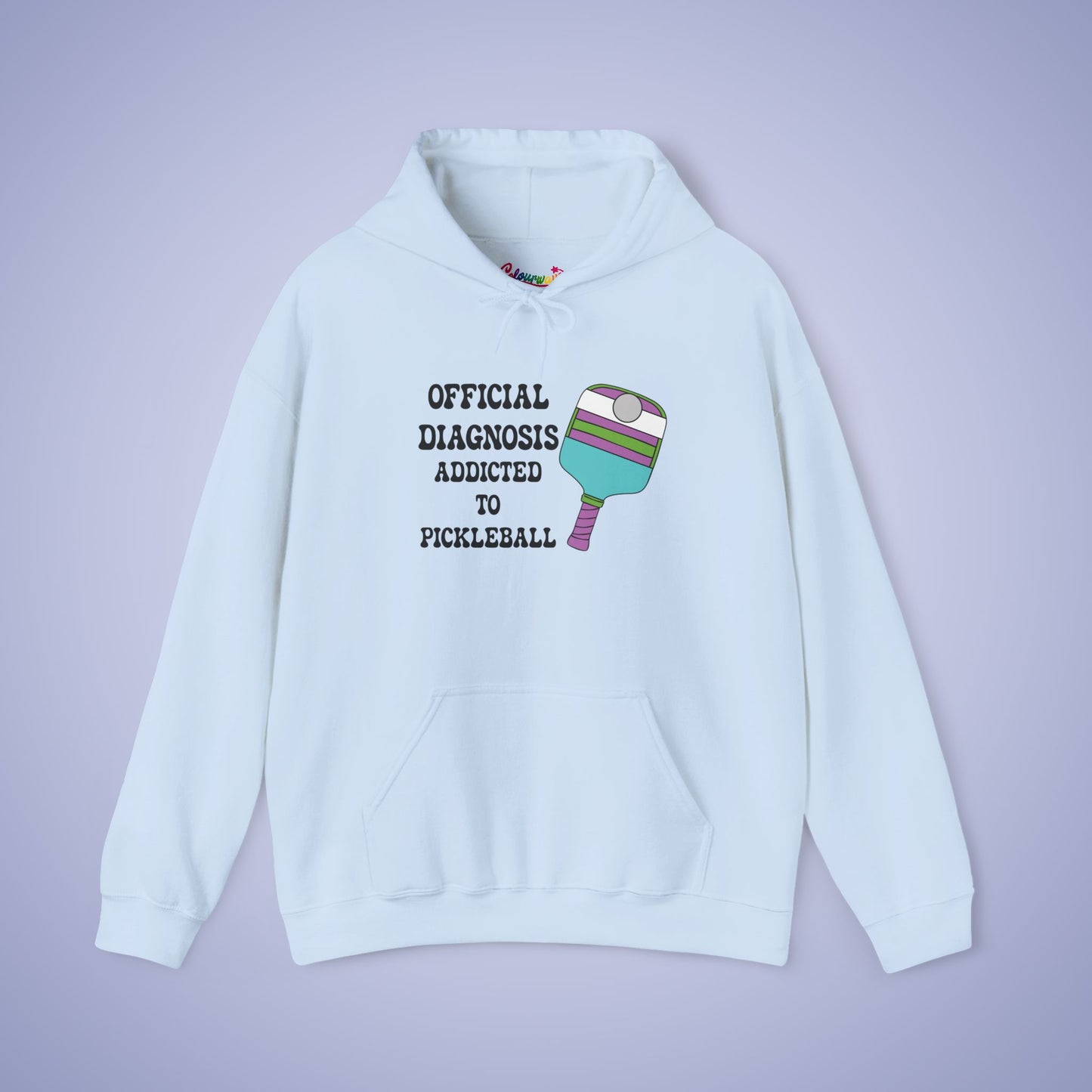 Official Diagnosis Addicted to Pickleball Doctor Gift Hoodie Graphic Design Sweatshirt