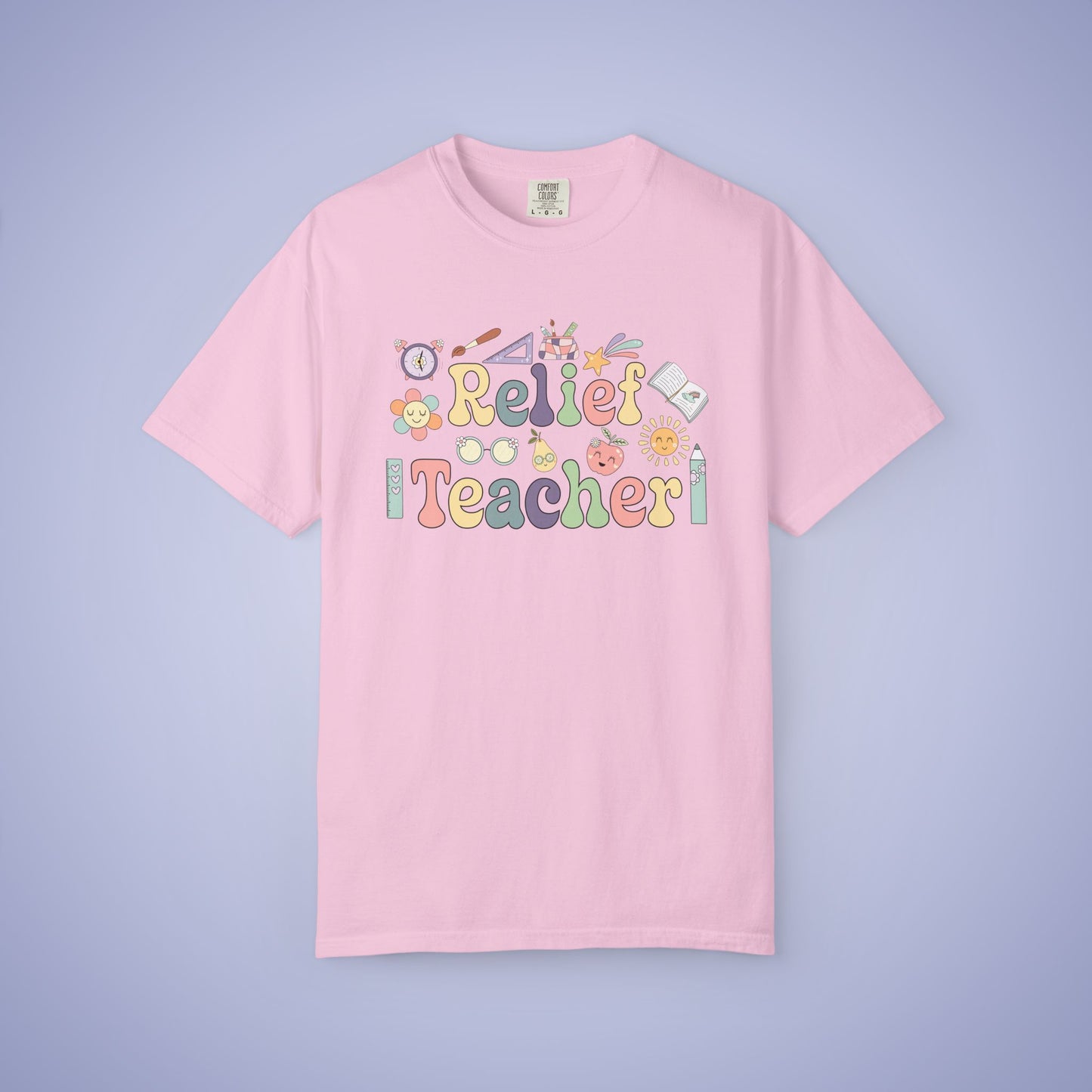Relief Teacher T Shirt Retro Comfort Colors Unisex Back to School