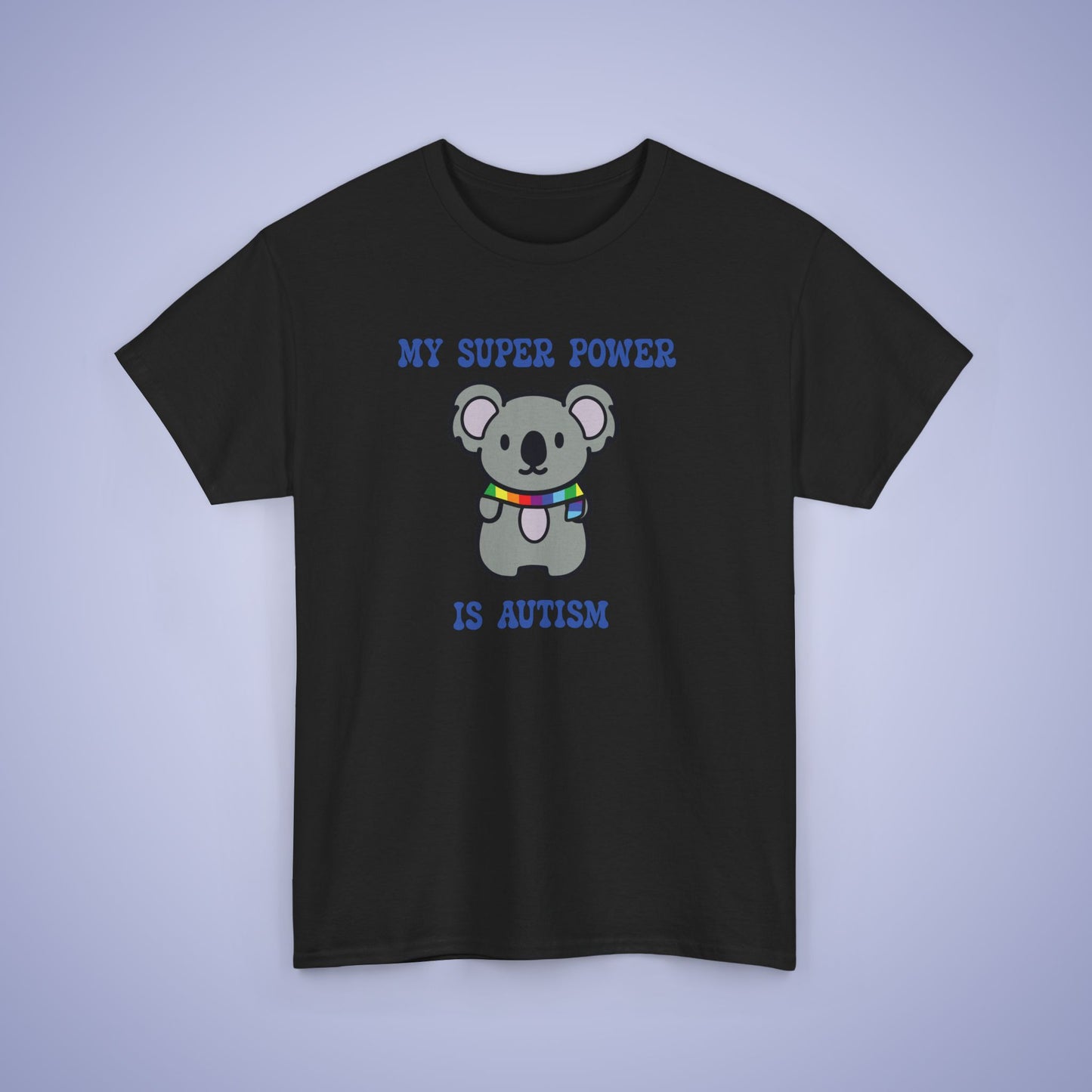 Koala Neurodiversity Graphic My Super Power is Autism Awareness Unisex T Shirt