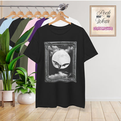 Bat Moon Spooky Halloween T-Shirt | Photographic Design