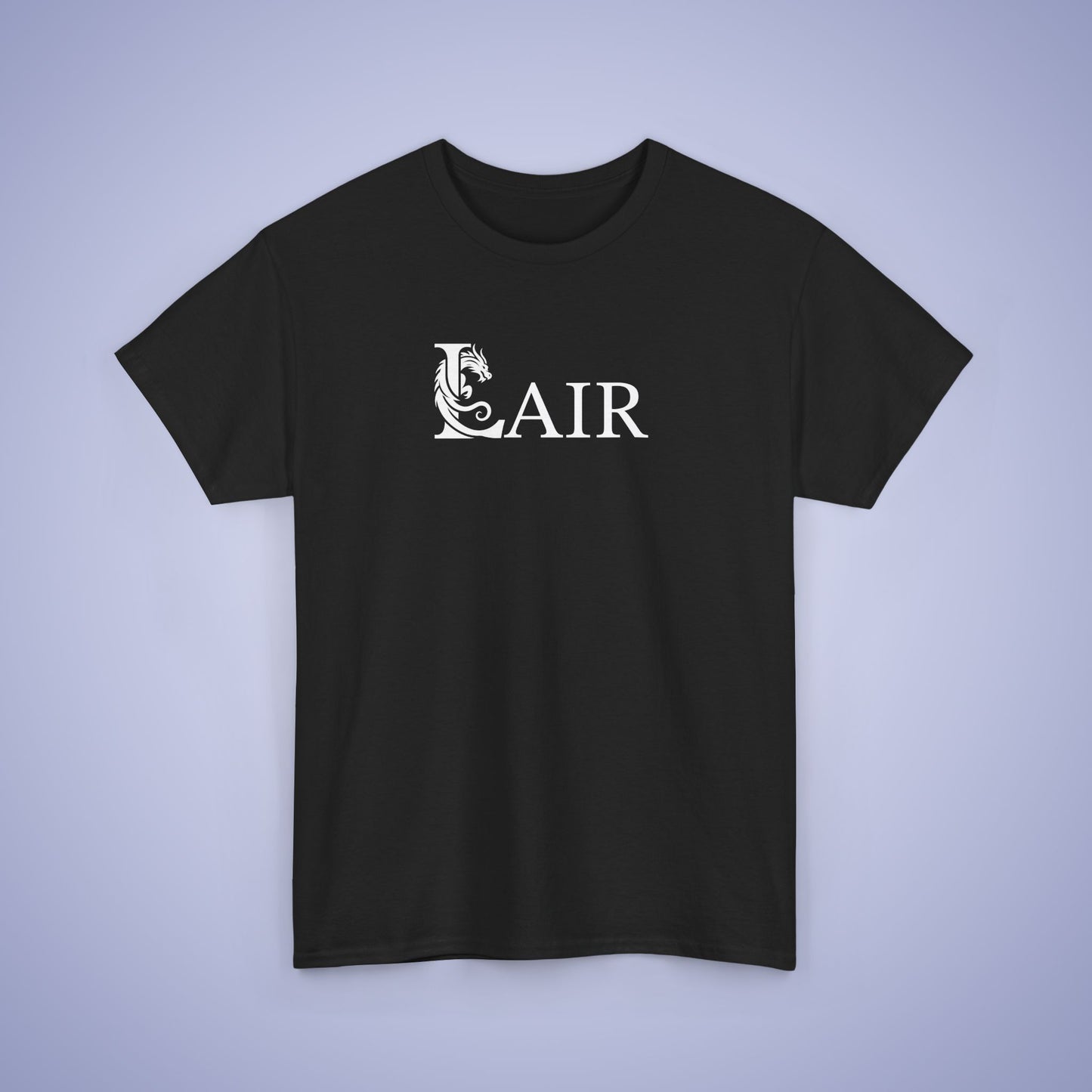 Lair Word Art Text Dragon Lover Unisex T Shirt