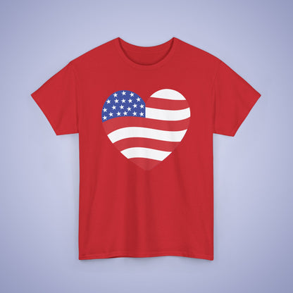 American Heart 250 Years of Freedom USA Celebration Unisex T Shirt
